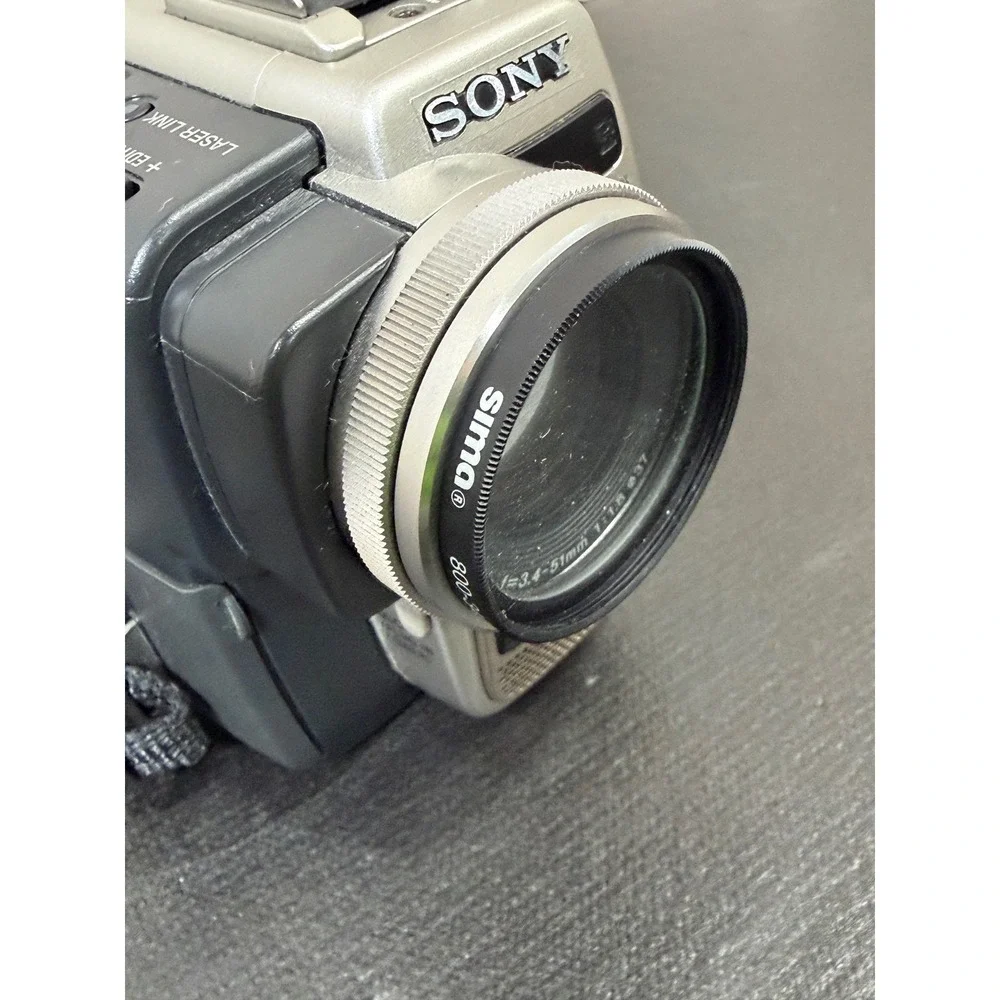 Sony Camcorder Silver Vintage DCR-TRV9 Handycam MiniDV Parts Repair
